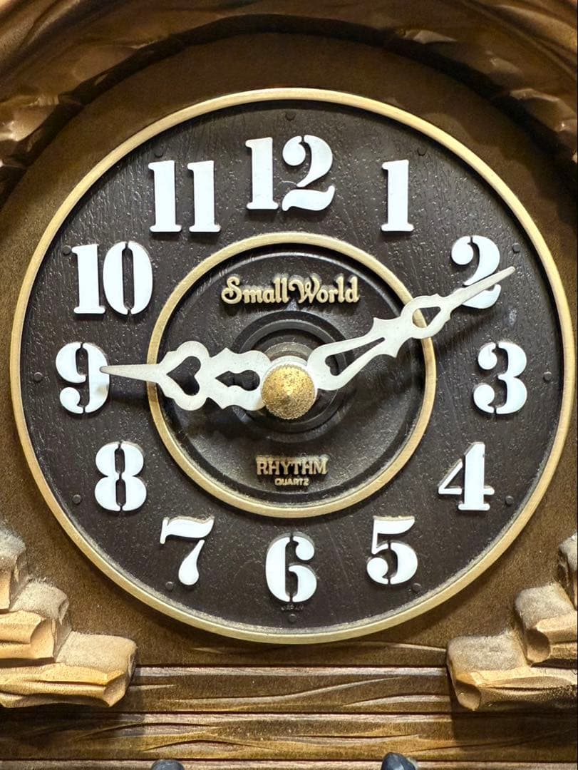 本日限定値下げ【送料込み】リズム時計工業　置き時計 からくり時計 花のワルツ