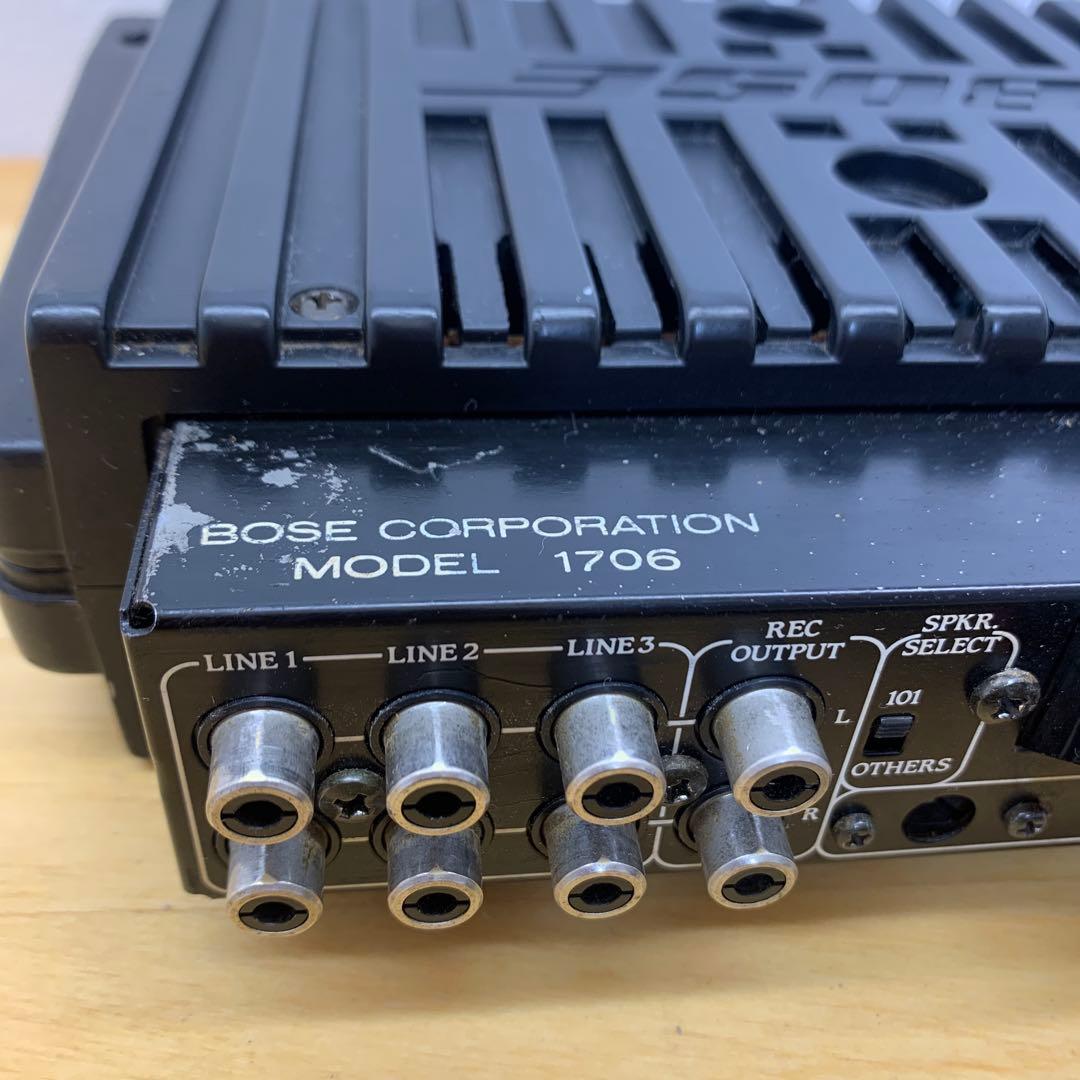 BOSE 1706 ステレオパワーアンプ セレクター付き メンテナンス済 動作品