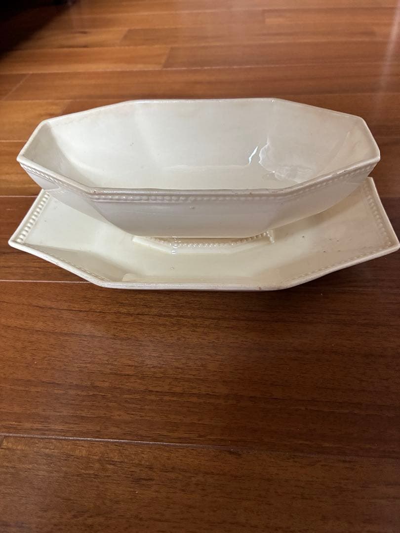 希少　廃盤　フランスアンティーク　クレイユモントローオクトゴナル　ソーシエール