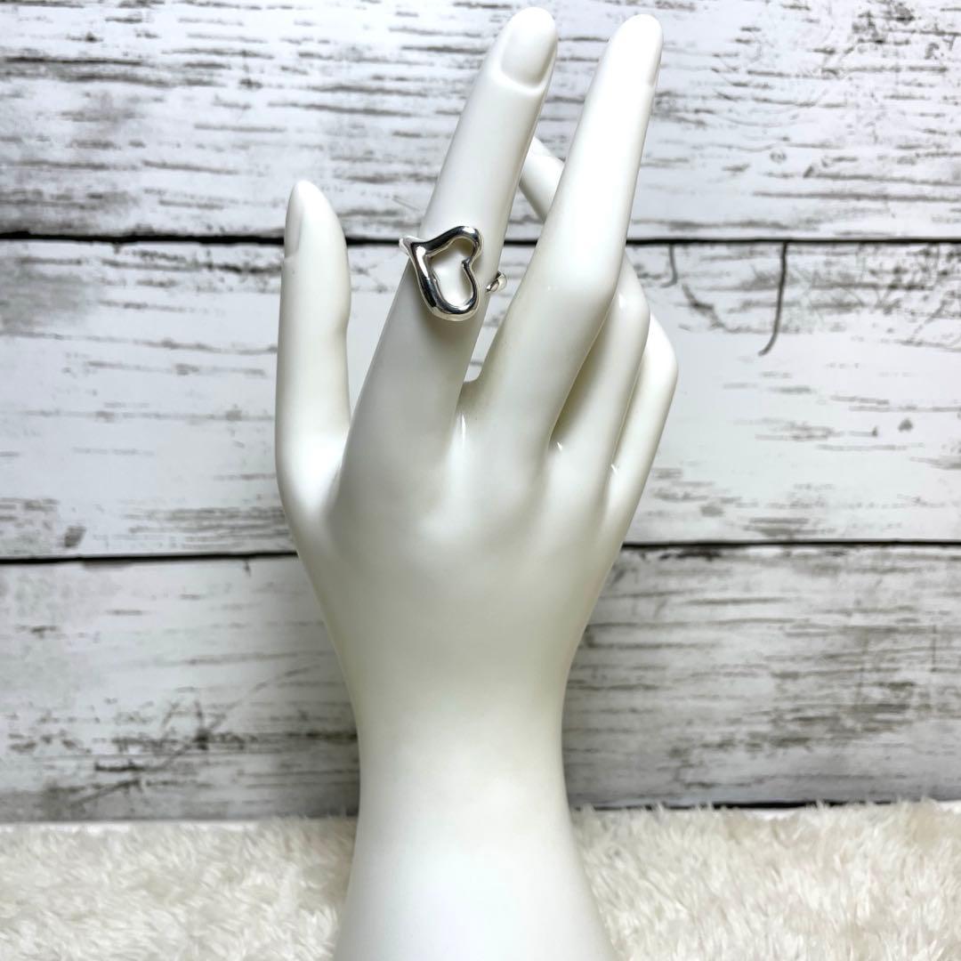 TIFFANY&Co.ティファニー　オープンハートリング　10号