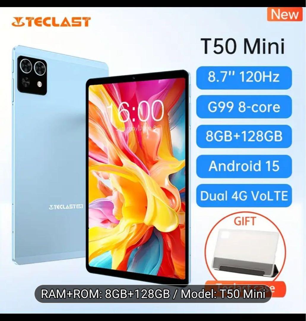 Androidタブレット本体 TECLAST T50 Mini 8GB+128GB Almost NEW