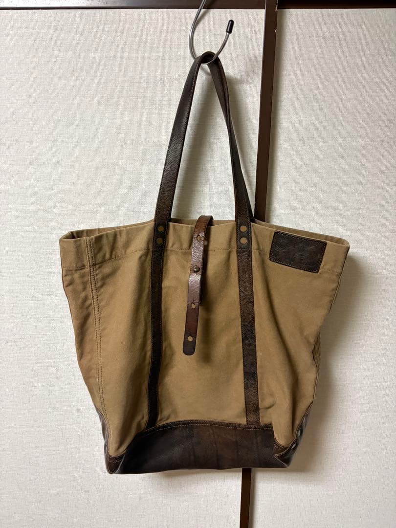 RRL ダブルアールエル キャンバスレザー トートバッグ s2w8 ネペンテス