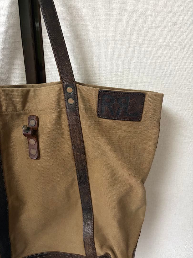 RRL ダブルアールエル キャンバスレザー トートバッグ s2w8 ネペンテス
