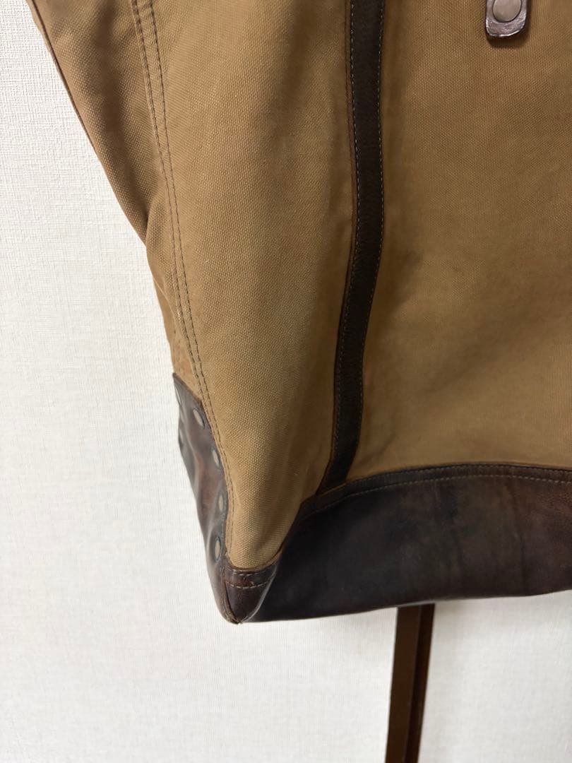 RRL ダブルアールエル キャンバスレザー トートバッグ s2w8 ネペンテス