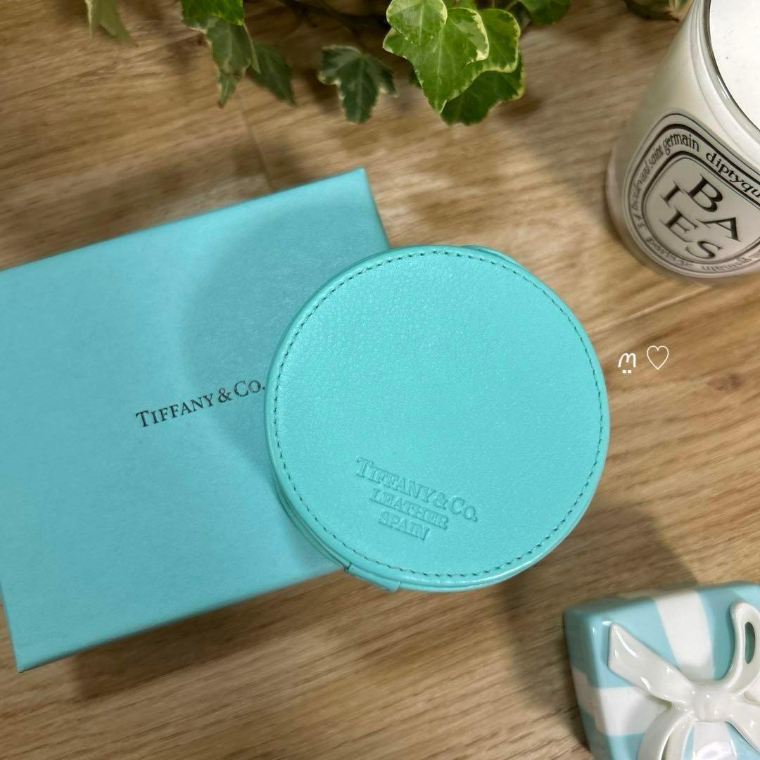 ティファニー　レザージュエリーボックス　リング　アクセサリーケース　小物入れ