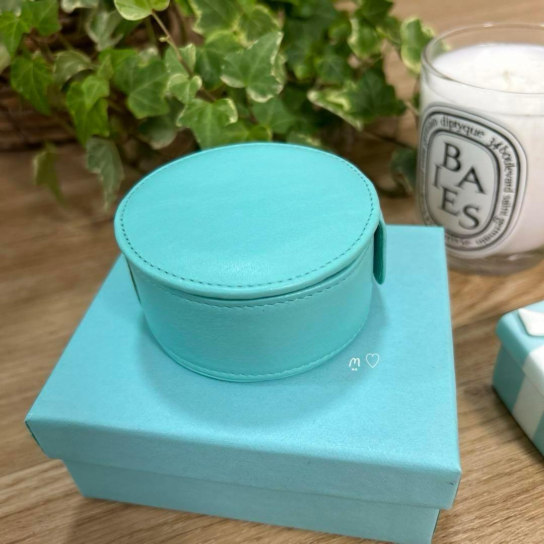 ティファニー　レザージュエリーボックス　リング　アクセサリーケース　小物入れ