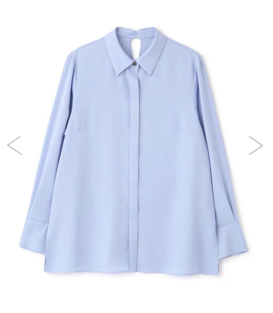 ADORE ライトデシンブラウス水色