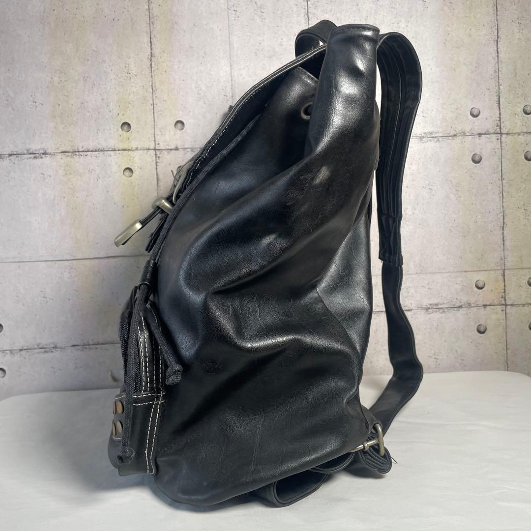 にゃん子商店☆。ハーレーダビッドソン　レザー　巾着　リュック　バックパック