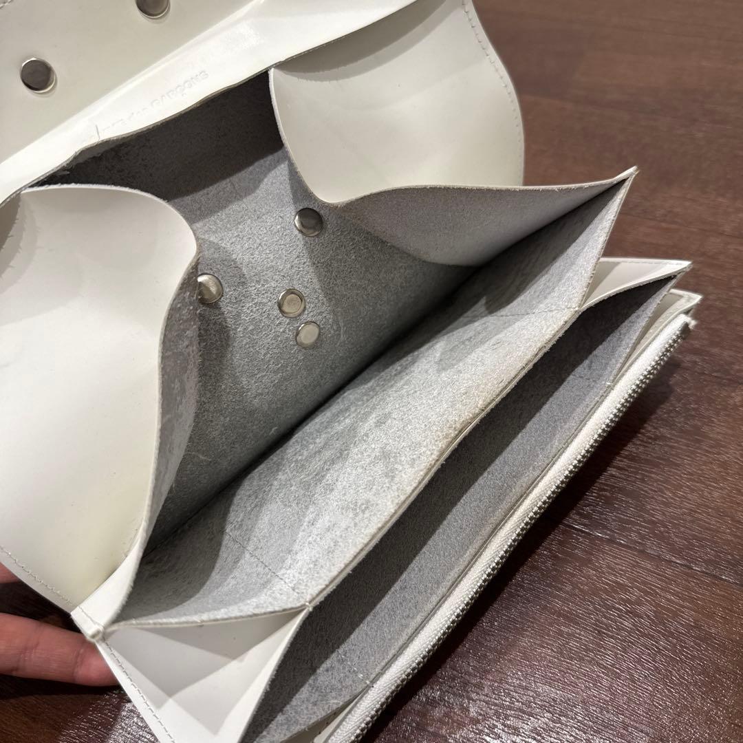 comme des garcons ホワイト 長財布　ギャルソン