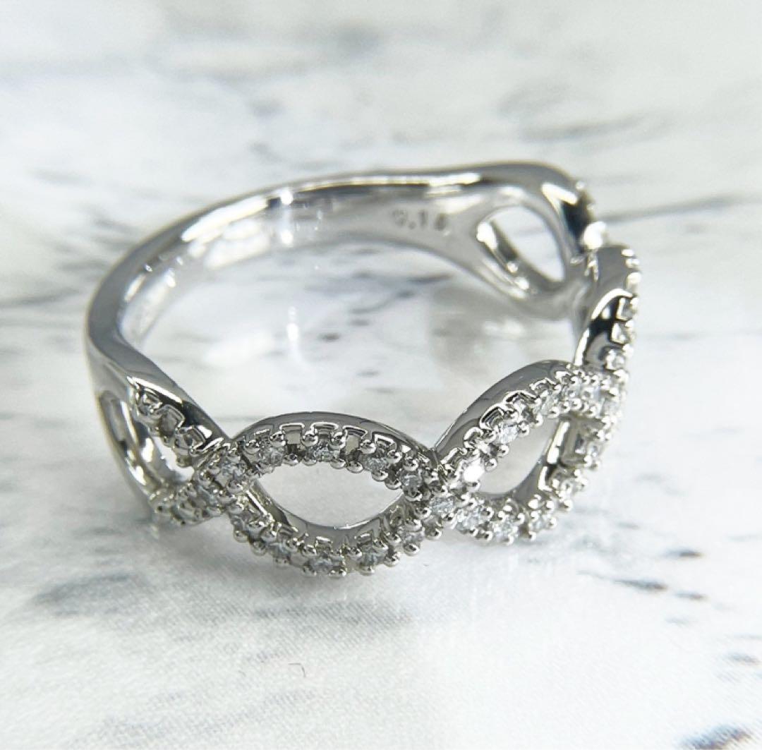 Vendome Aoyama　Pt ダイヤモンド リング 13号