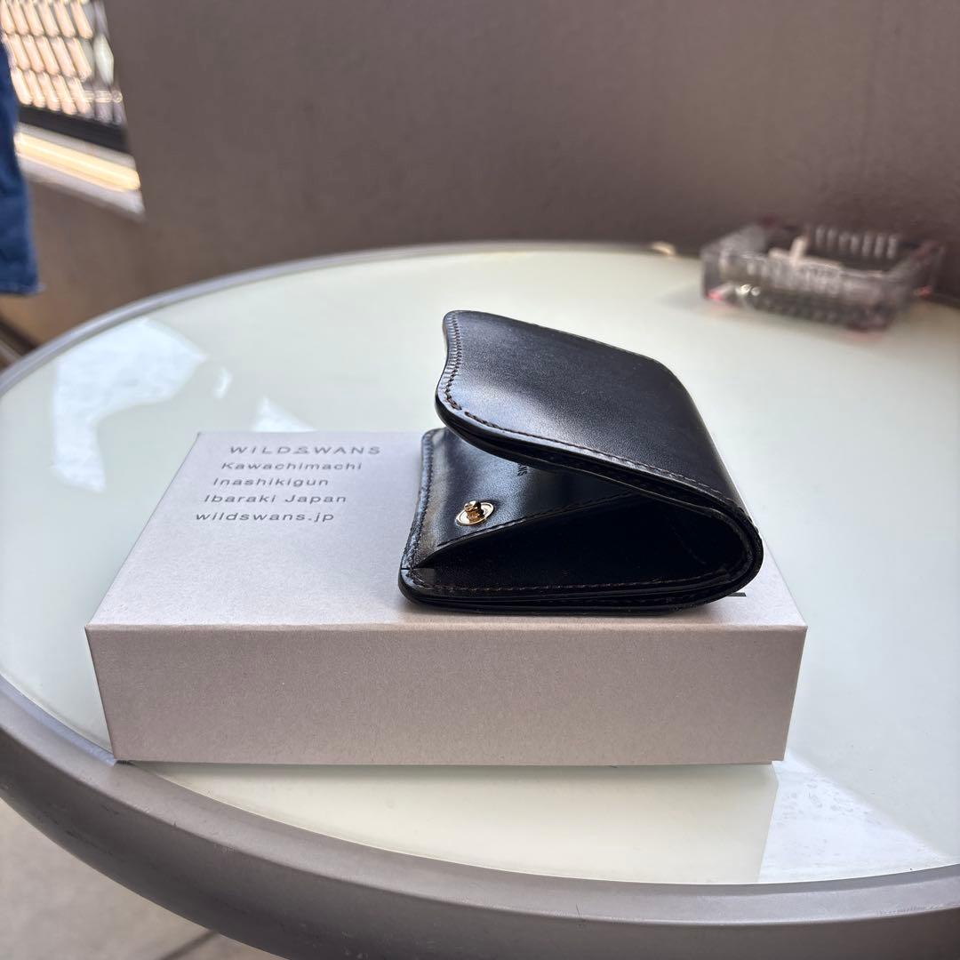 WILDSWANS ブラック　サドルレザー　パーム V2