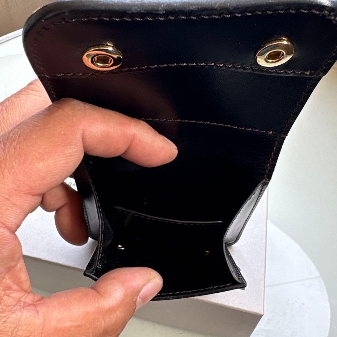 WILDSWANS ブラック　サドルレザー　パーム V2