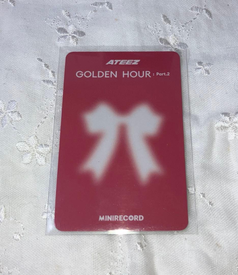 ateez minirecord ribbon ソンファ ウヨン ユニット