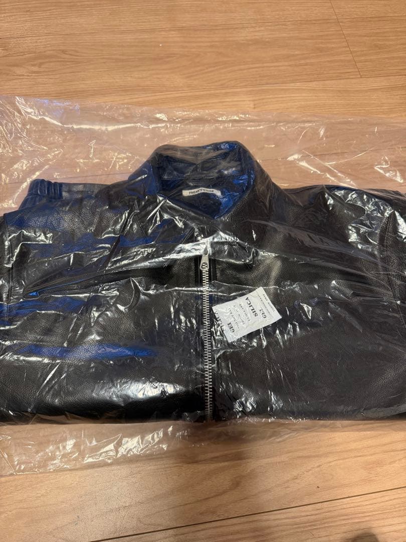 値下完売L画像追加試着のみフリークスストア　シングル ライダースジャケット L