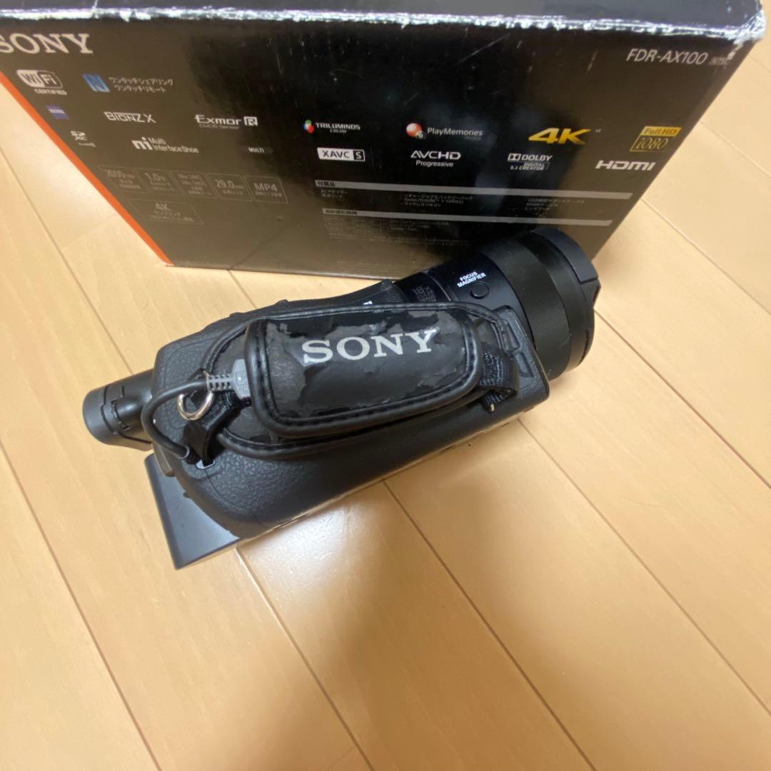 sony ax100 4K ビデオカメラ　即購入可