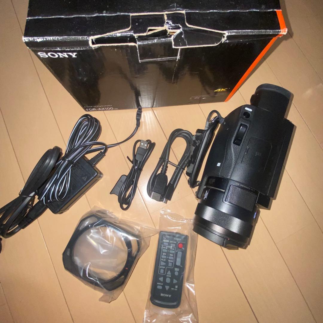 sony ax100 4K ビデオカメラ　即購入可