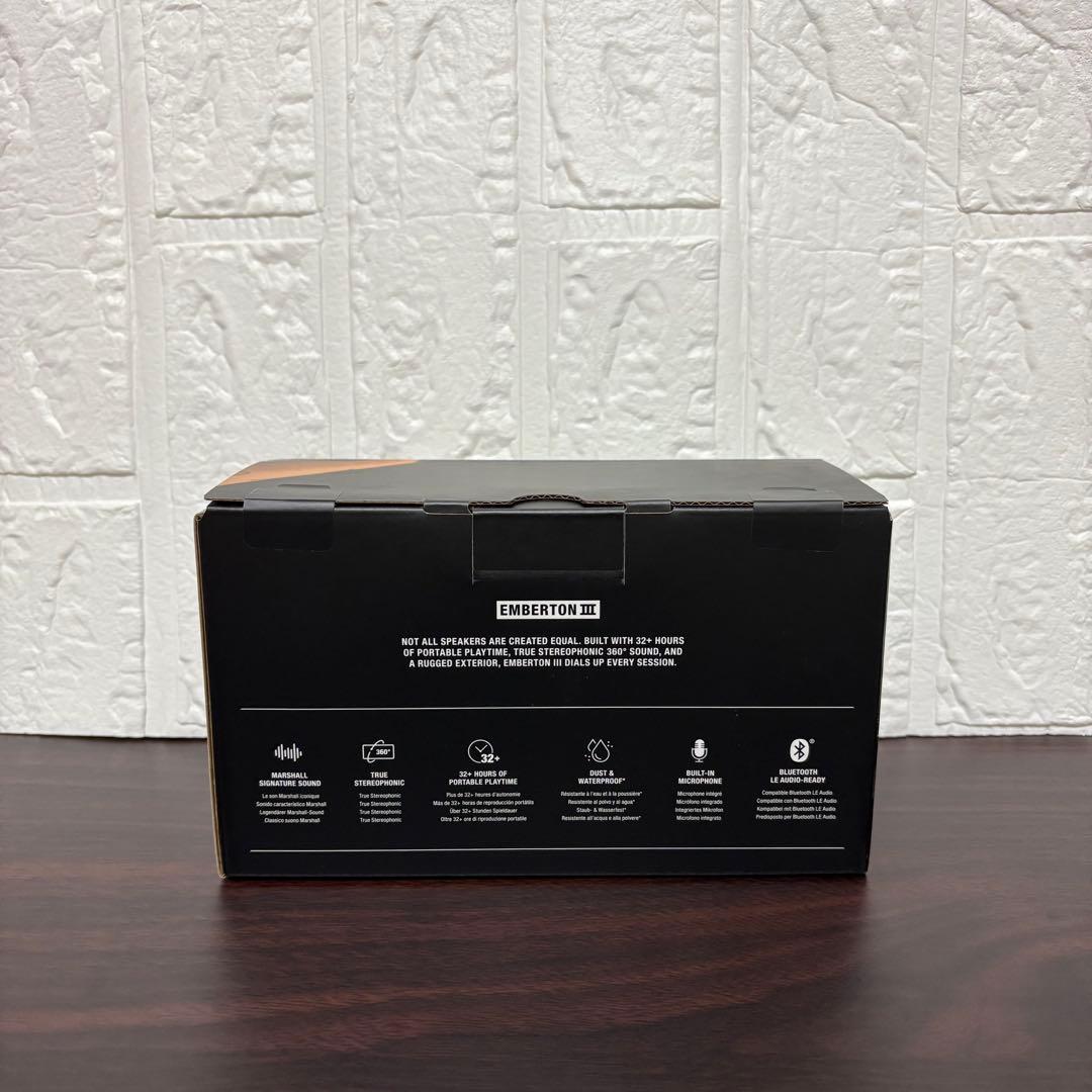 Marshall Emberton Ⅲ クリーム Bluetoothスピーカー