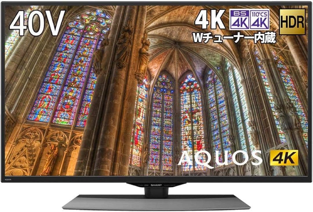 【美品】SHARP　AQUOS 4Kテレビ 40V