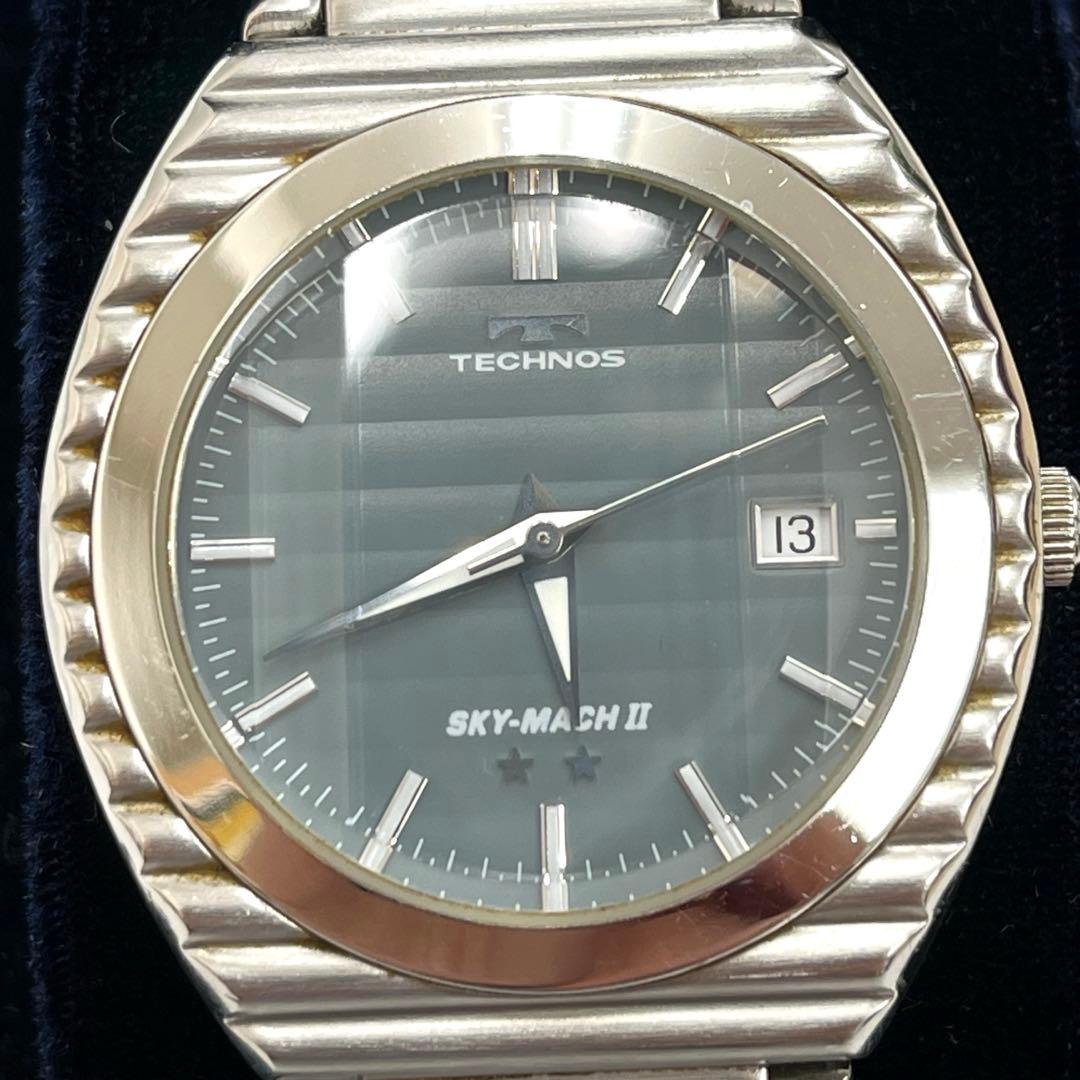 【T】美品✨TECHNOS SKY-MASH II シルバー　 不動