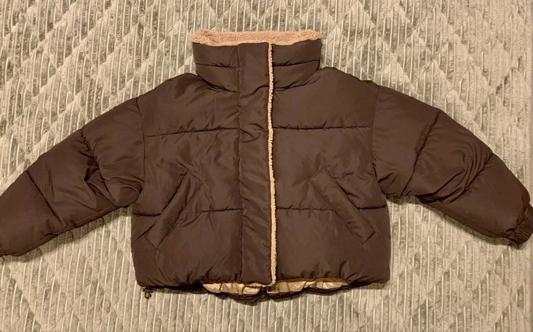 どん　MOUSSY ブラウン ダウンジャケット