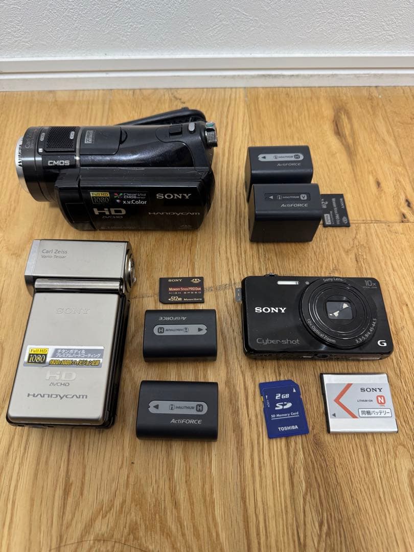 ソニーSONY デジタルビデオカメラ 3セット