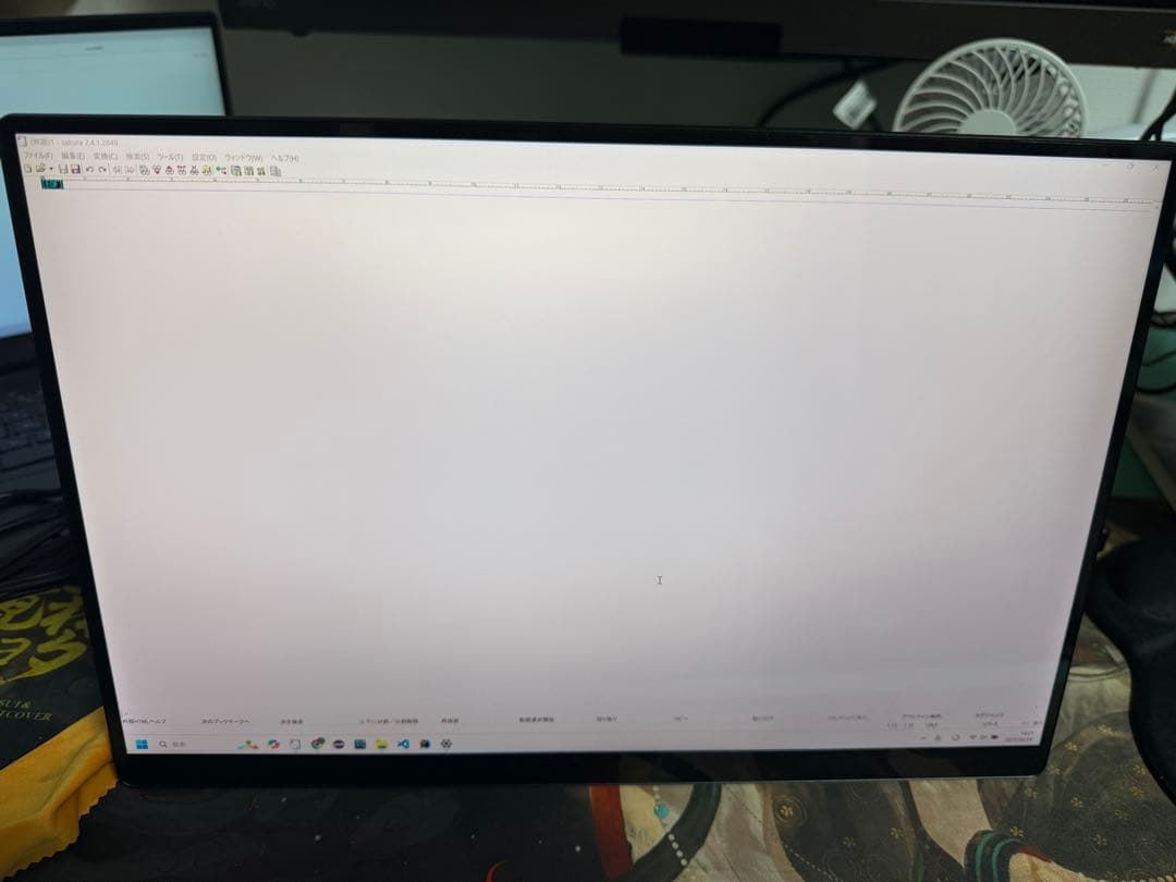 ポータブルディスプレイ 15.6インチ4K type c接続