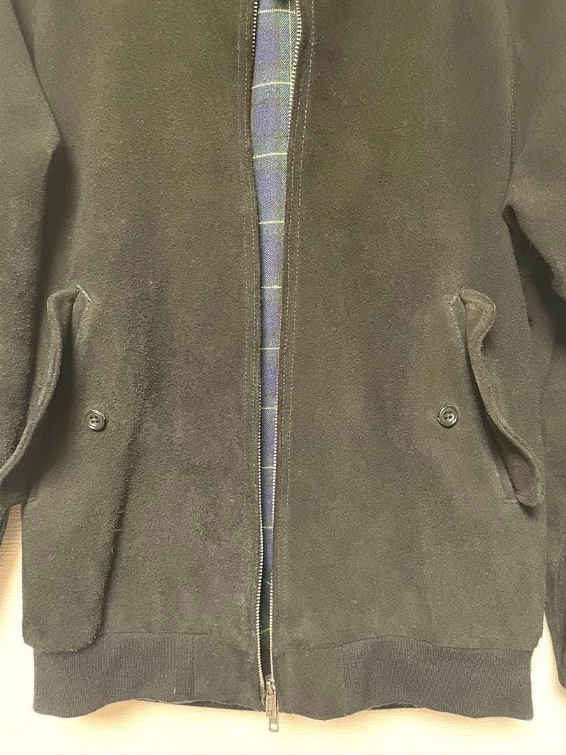 最終値下げ！ビームスプラス　スエードハリントンジャケット