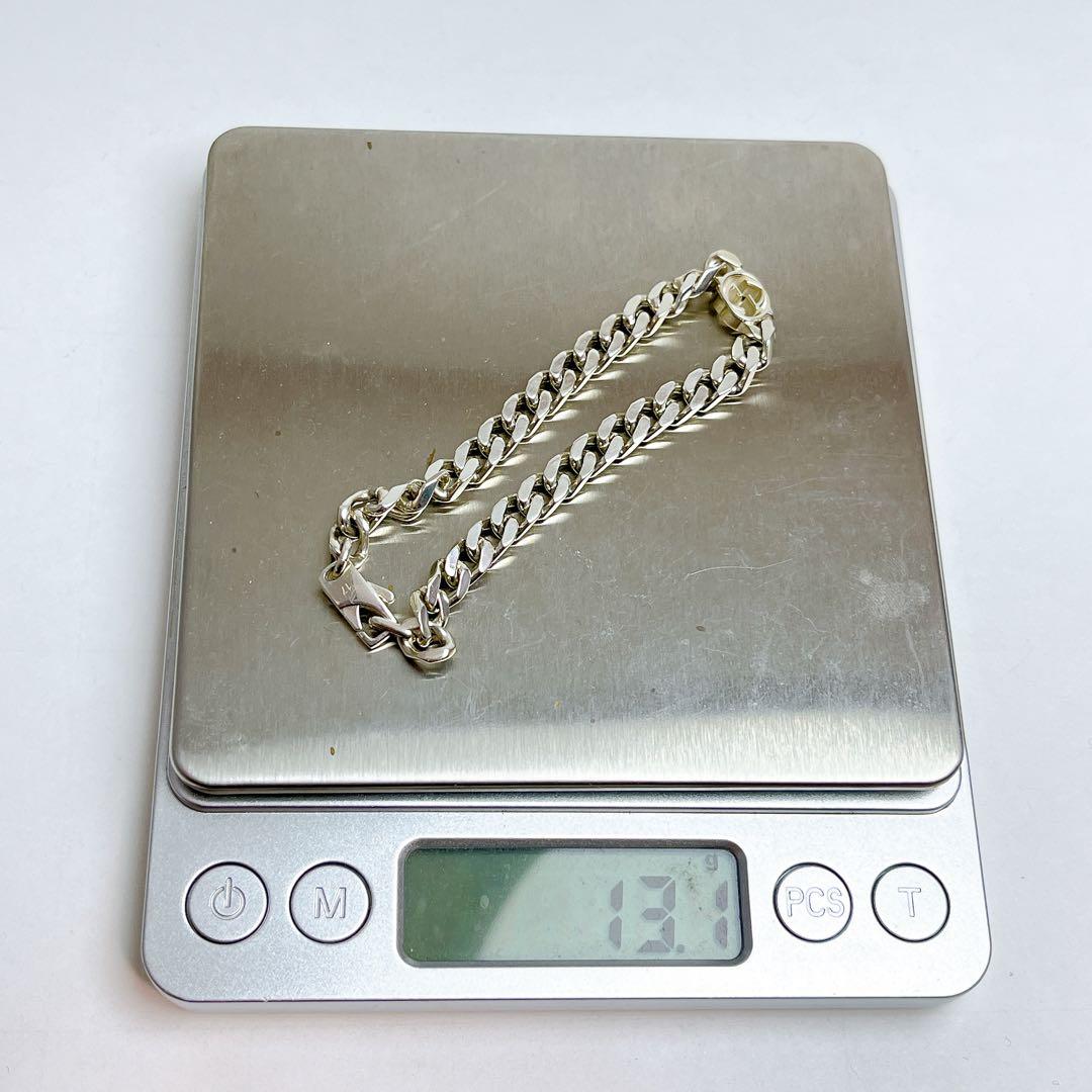 グッチ　インターロッキング　チェーン　ブレスレット　925 17