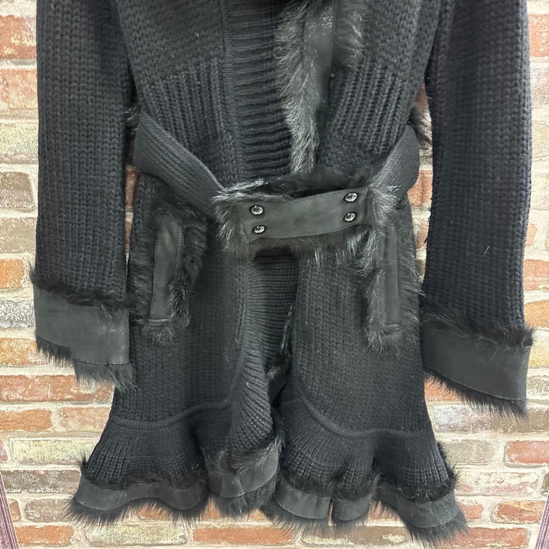 EPOCA エポカ　ブラック ニットコート ITL 40 三陽商会　カーディガン