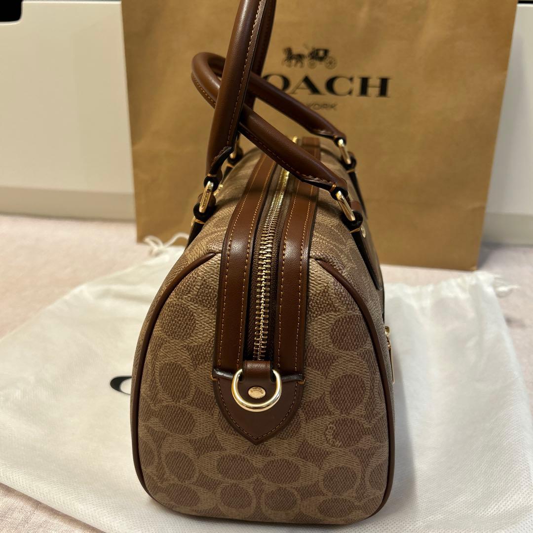 COACH コーチ ショルダーバッグ シグネチャー プレゼント ボストンバッグ