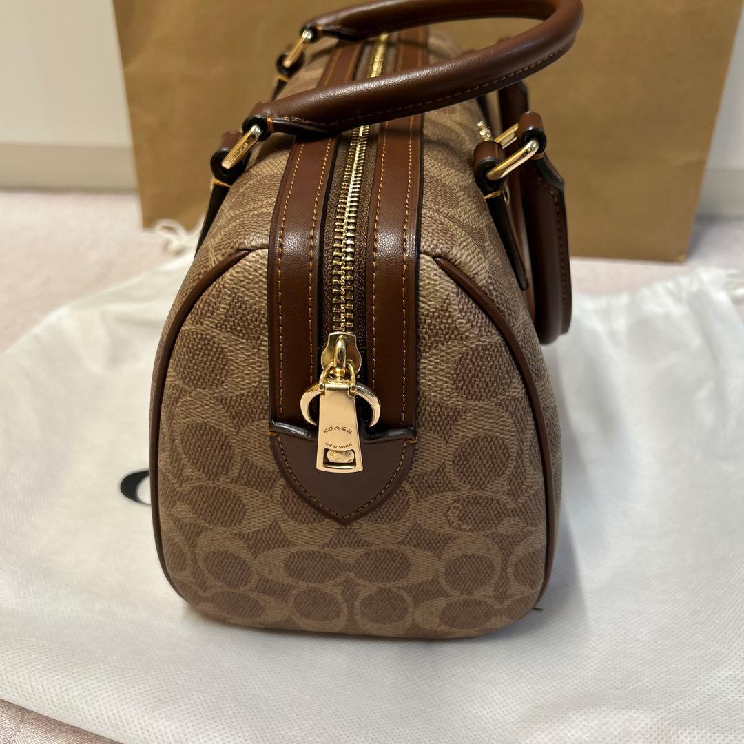 COACH コーチ ショルダーバッグ シグネチャー プレゼント ボストンバッグ