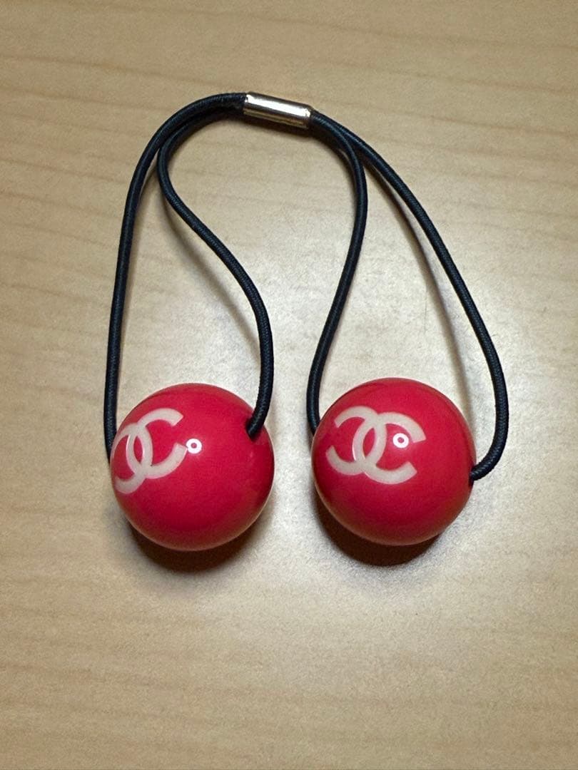 ★美品　CHANEL シャネル ヘアゴム ココマーク ヘアバンド