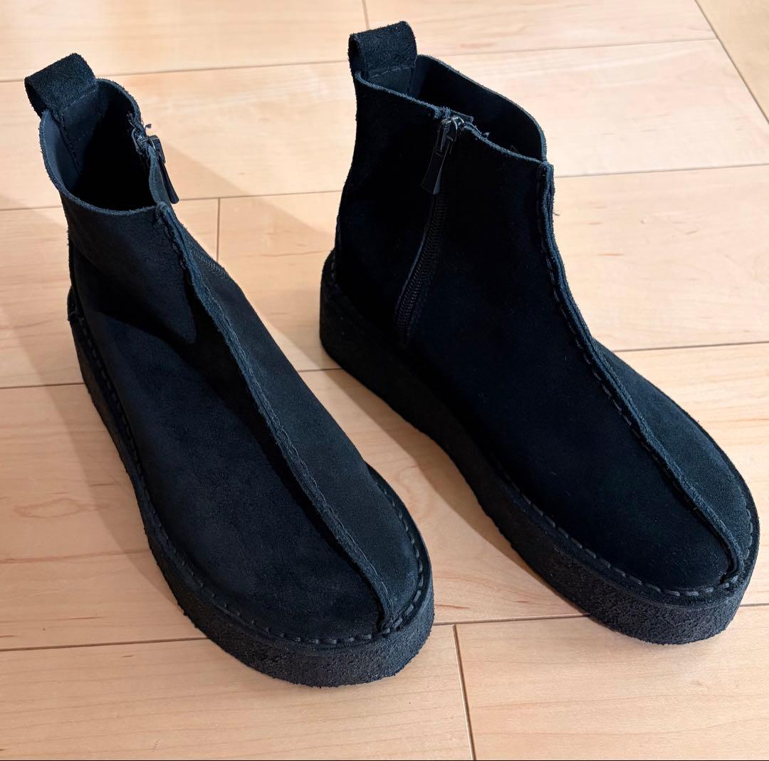 極美品　ClarksOriginals　TREKWEDGEBOOT　サイドジップ