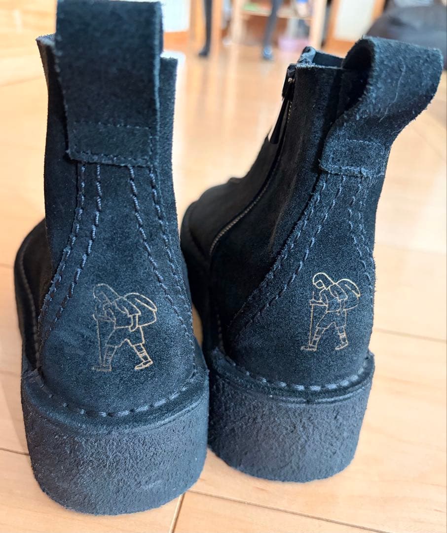 極美品　ClarksOriginals　TREKWEDGEBOOT　サイドジップ