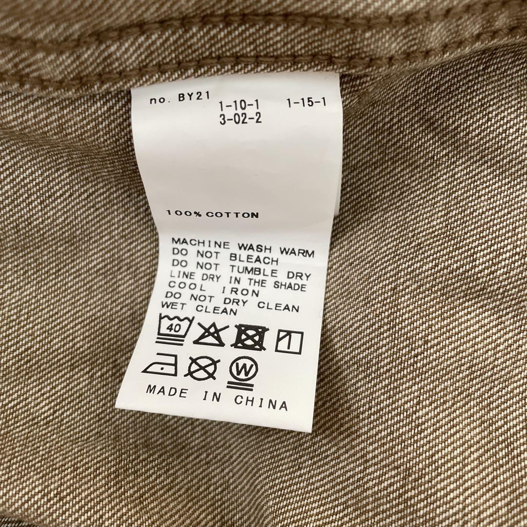 ライトオンスデニムシャツ　　キャメル