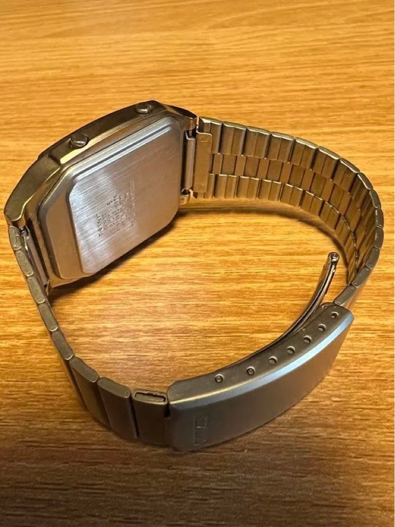 【完動品】CITIZEN アナデジテンプ シチズン　純正ベルト　腕時計 シルバー