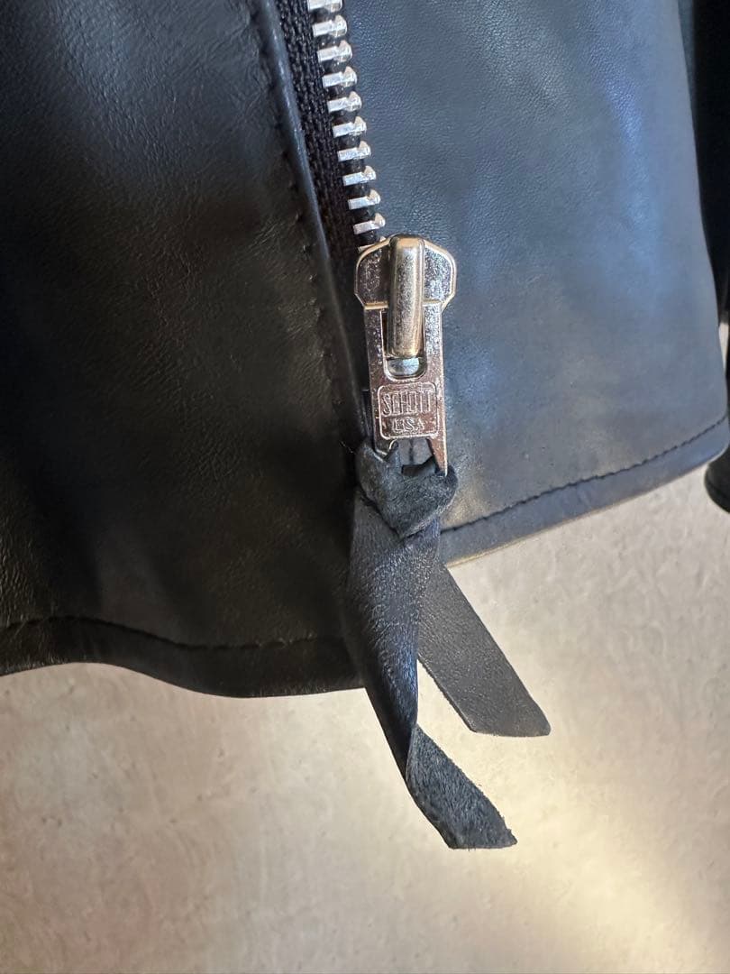 ぽ*ず様 未使用 N.Y.C. ショット CLASSIC RACER 羊革レザー