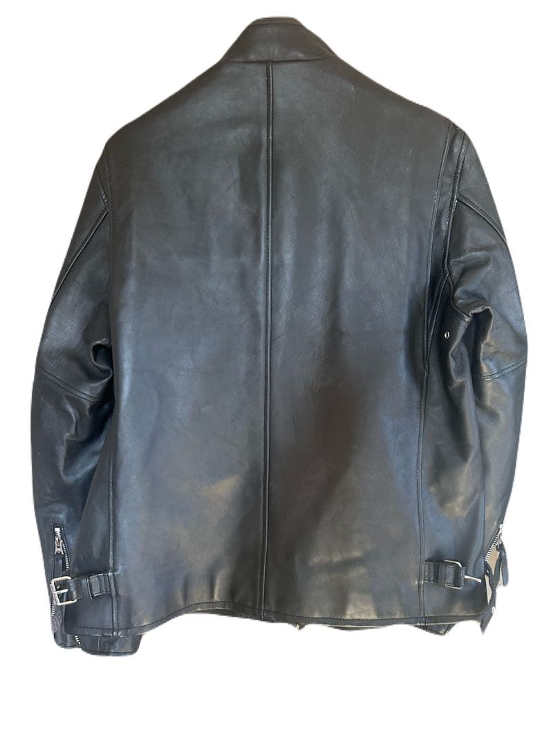 ぽ*ず様 未使用 N.Y.C. ショット CLASSIC RACER 羊革レザー