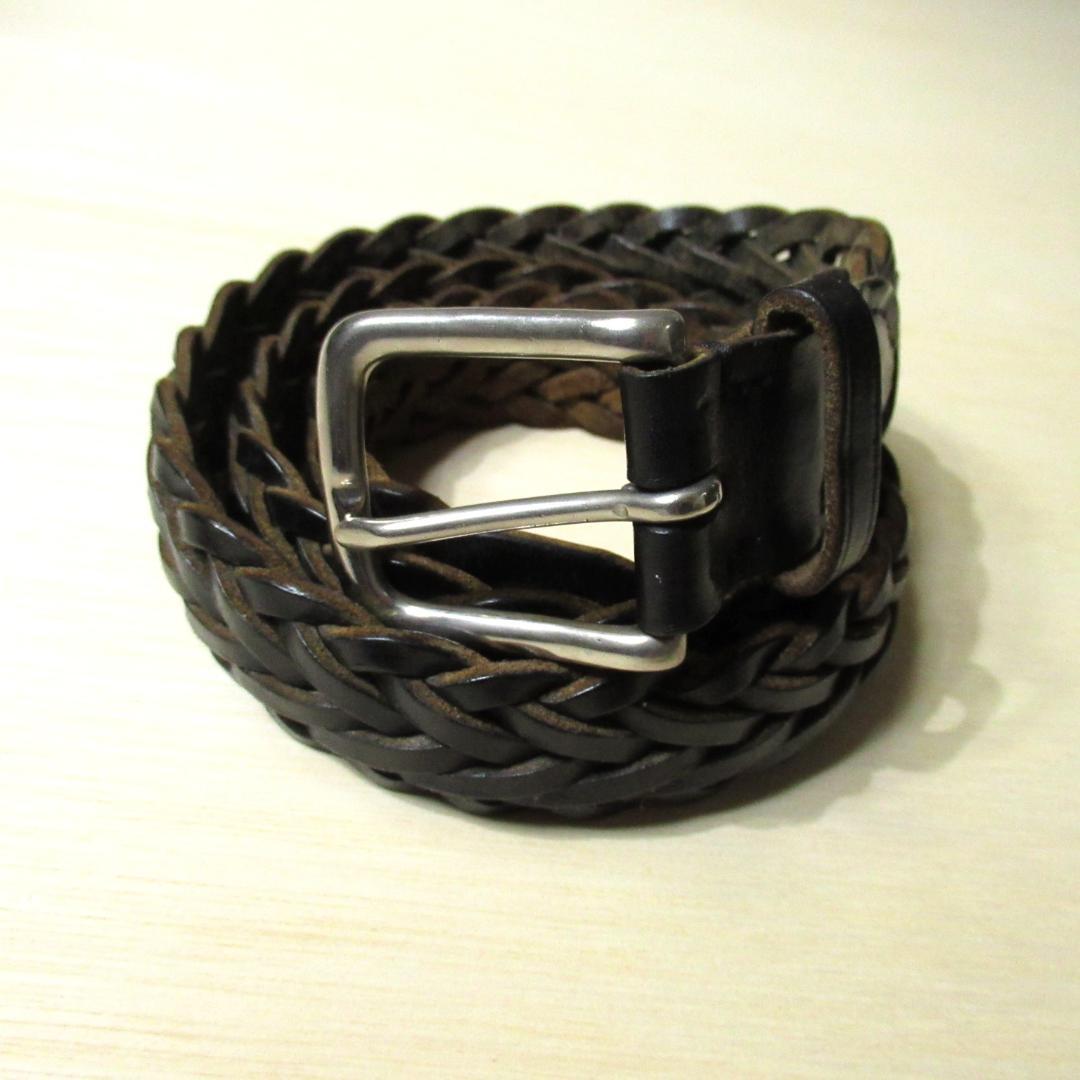 希少 WhitehouseCox ブラック メッシュベルト 30/75 30mm