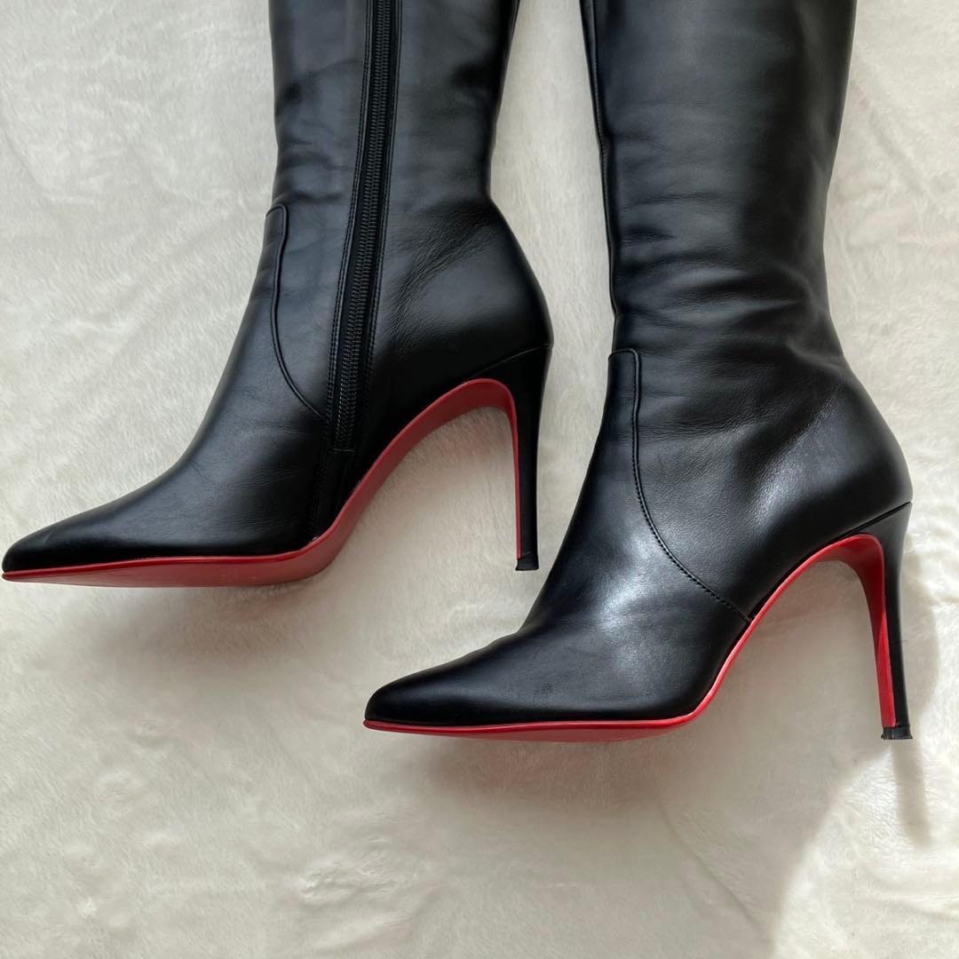 美品✨DIANA ダイアナ ロングブーツ ロングレザーブーツ ブラック 赤ソール