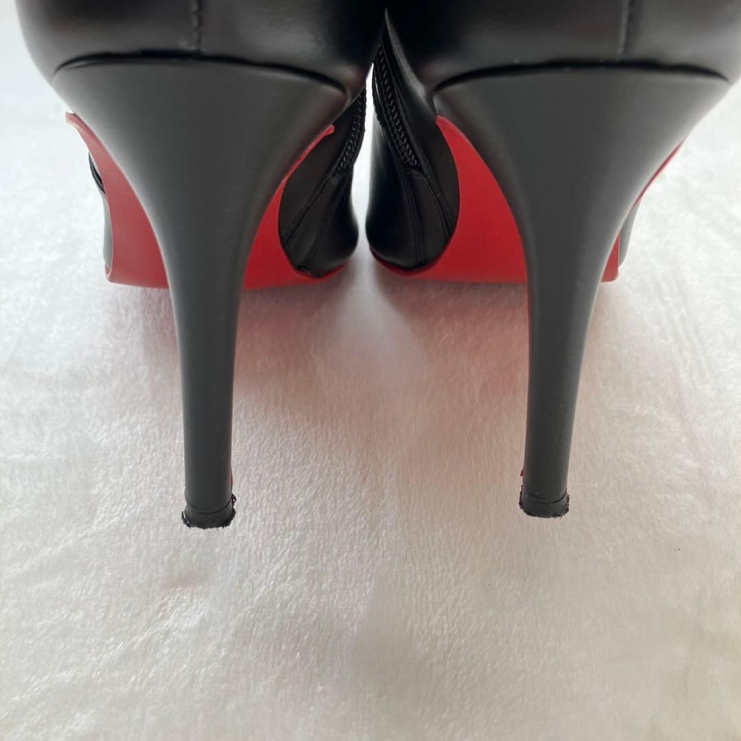 美品✨DIANA ダイアナ ロングブーツ ロングレザーブーツ ブラック 赤ソール