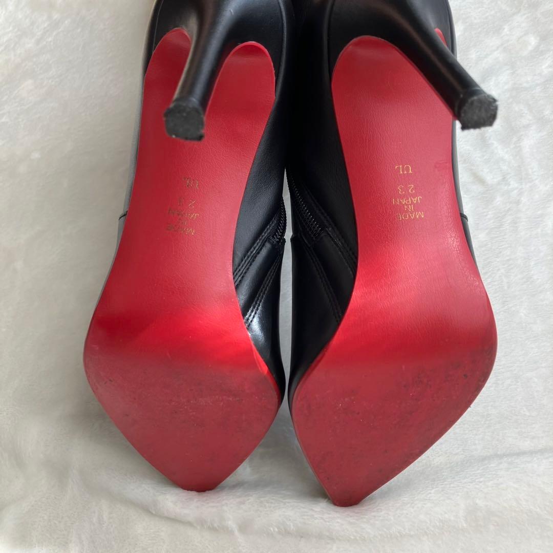 美品✨DIANA ダイアナ ロングブーツ ロングレザーブーツ ブラック 赤ソール