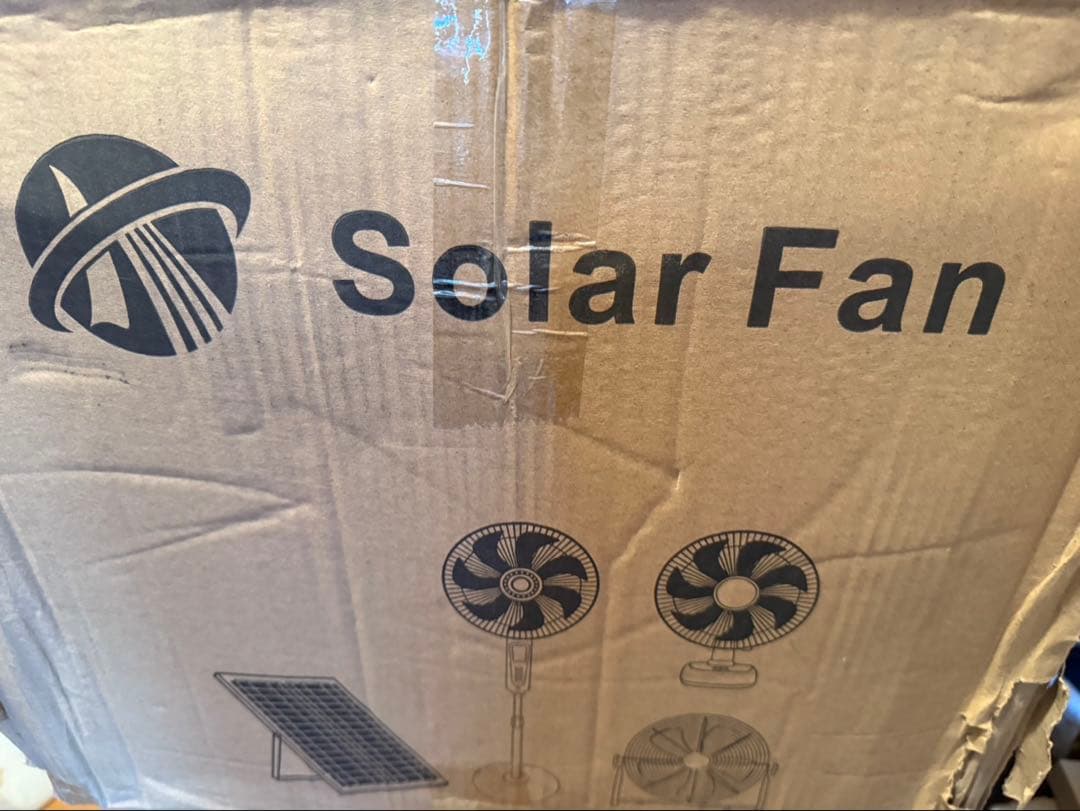 ソーラーファン 充電式 扇風機 ソーラーパネル付き 静音 強風 風量12段階調節