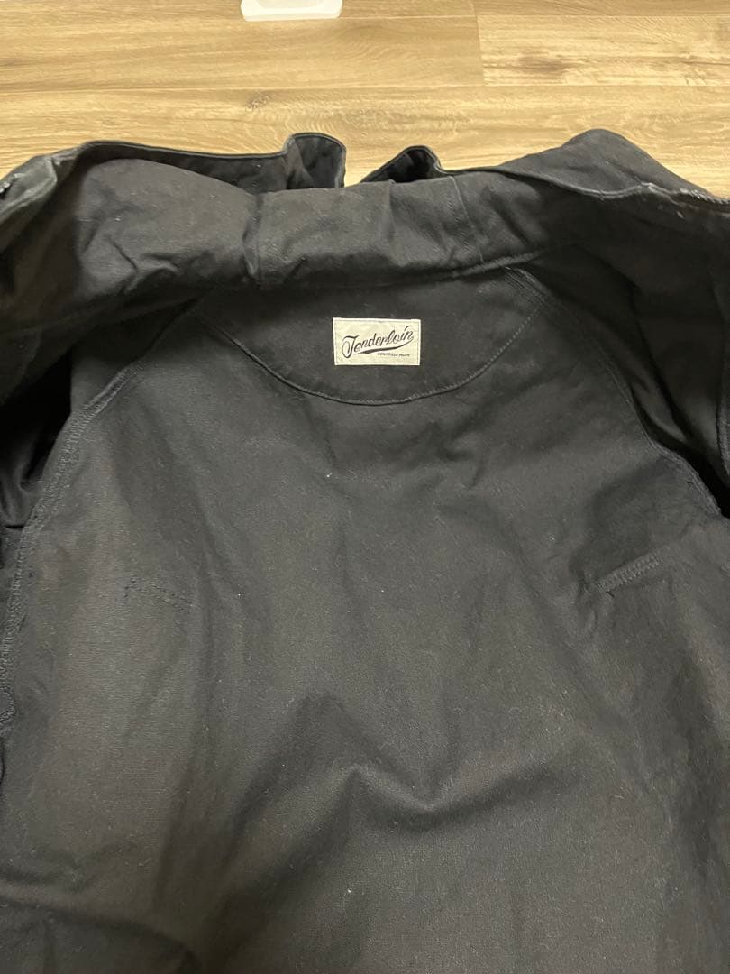 【連休割引】テンダーロイン　ダック　フード付き黒ジャケット