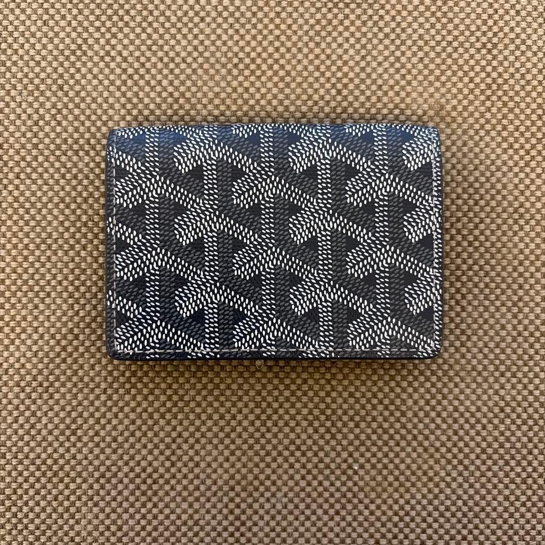 【極美品】GOYARD 名刺ケース　グレー　ゴヤール