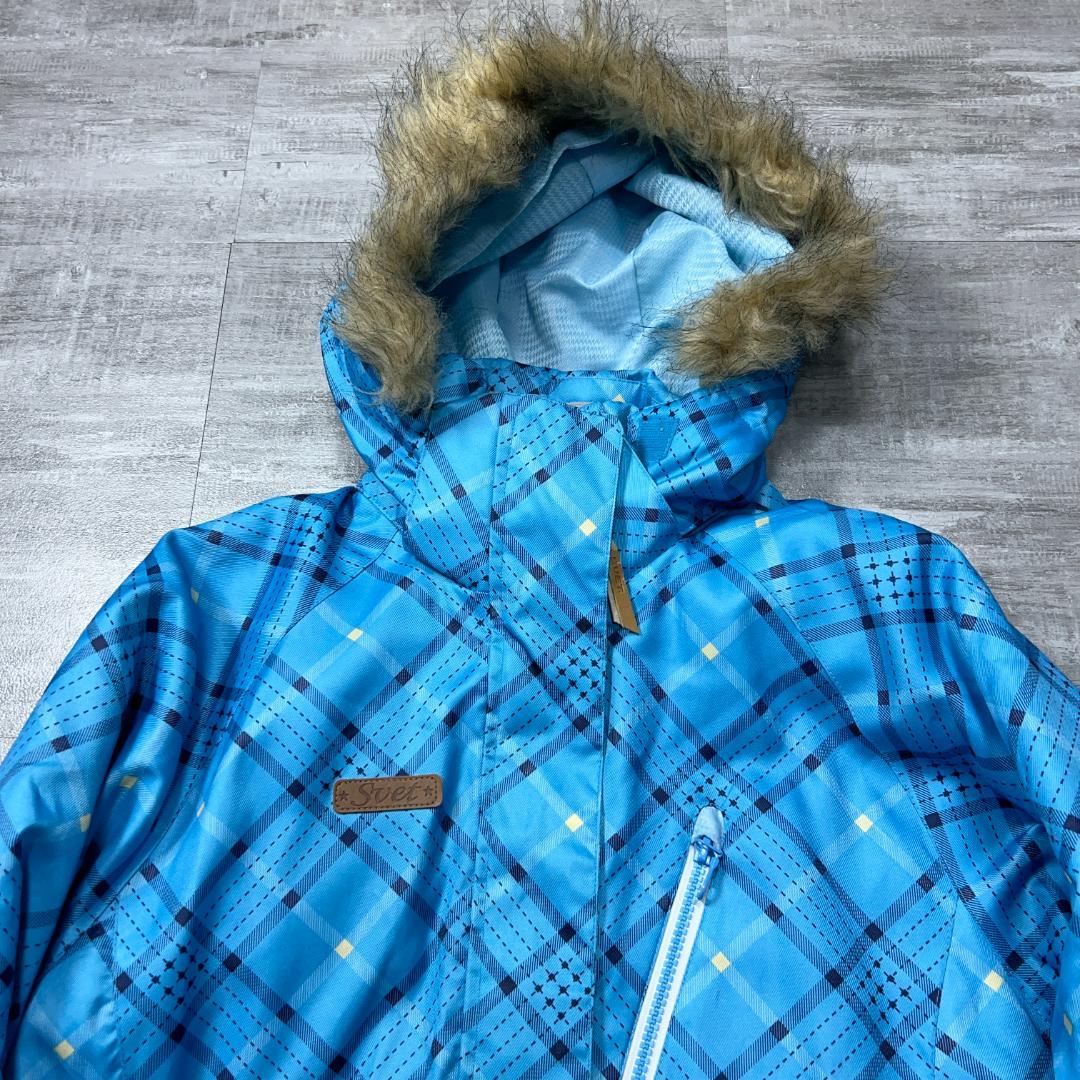 美品 ONYONE オンヨネ スキーウェア レディースL ファー 授業や旅行★