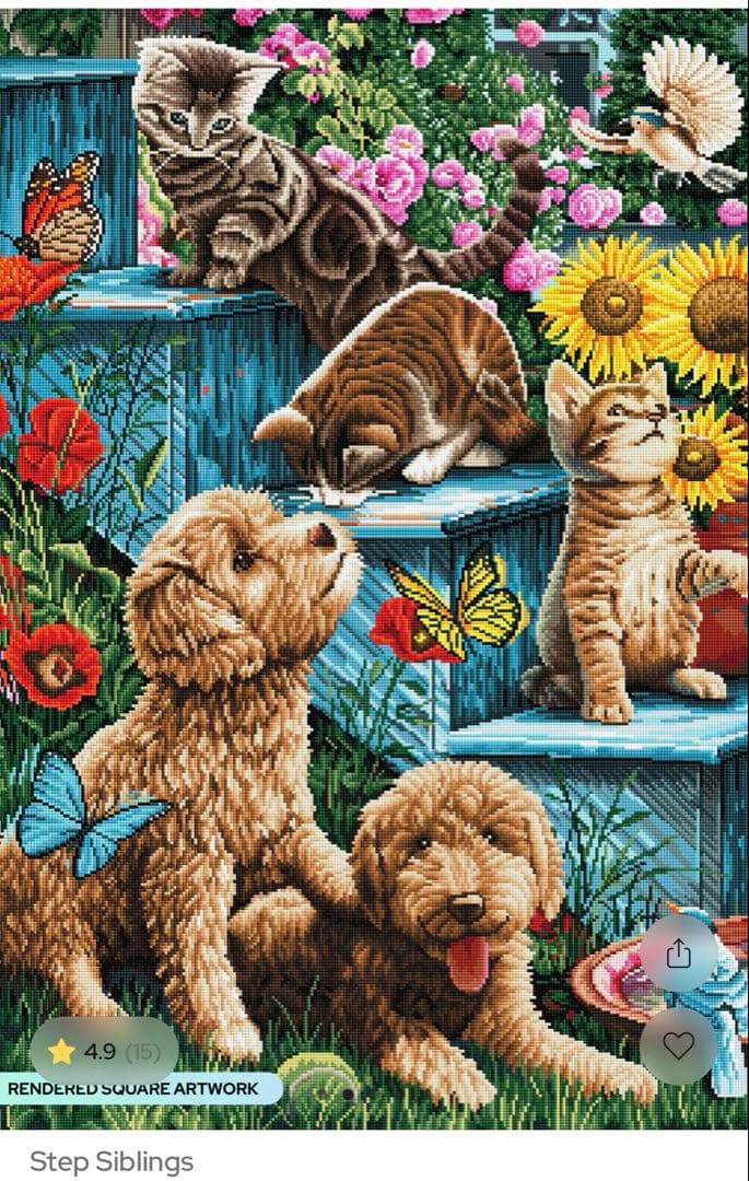 ダイヤモンドアートクラブ　Step Siblings