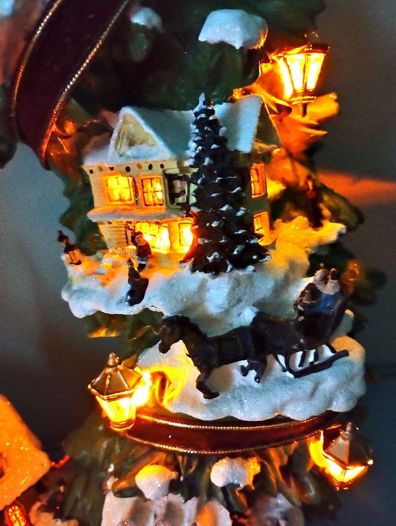 【ゆいママ様】トーマスキンケード リース ビクトリア朝のクリスマスビレッジ