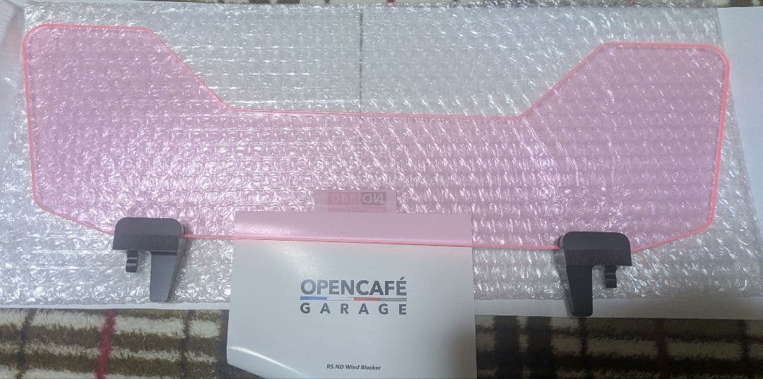 OPENCAFE GARAGE NDロードスター　ウィンドブロッカー蛍光ピンク