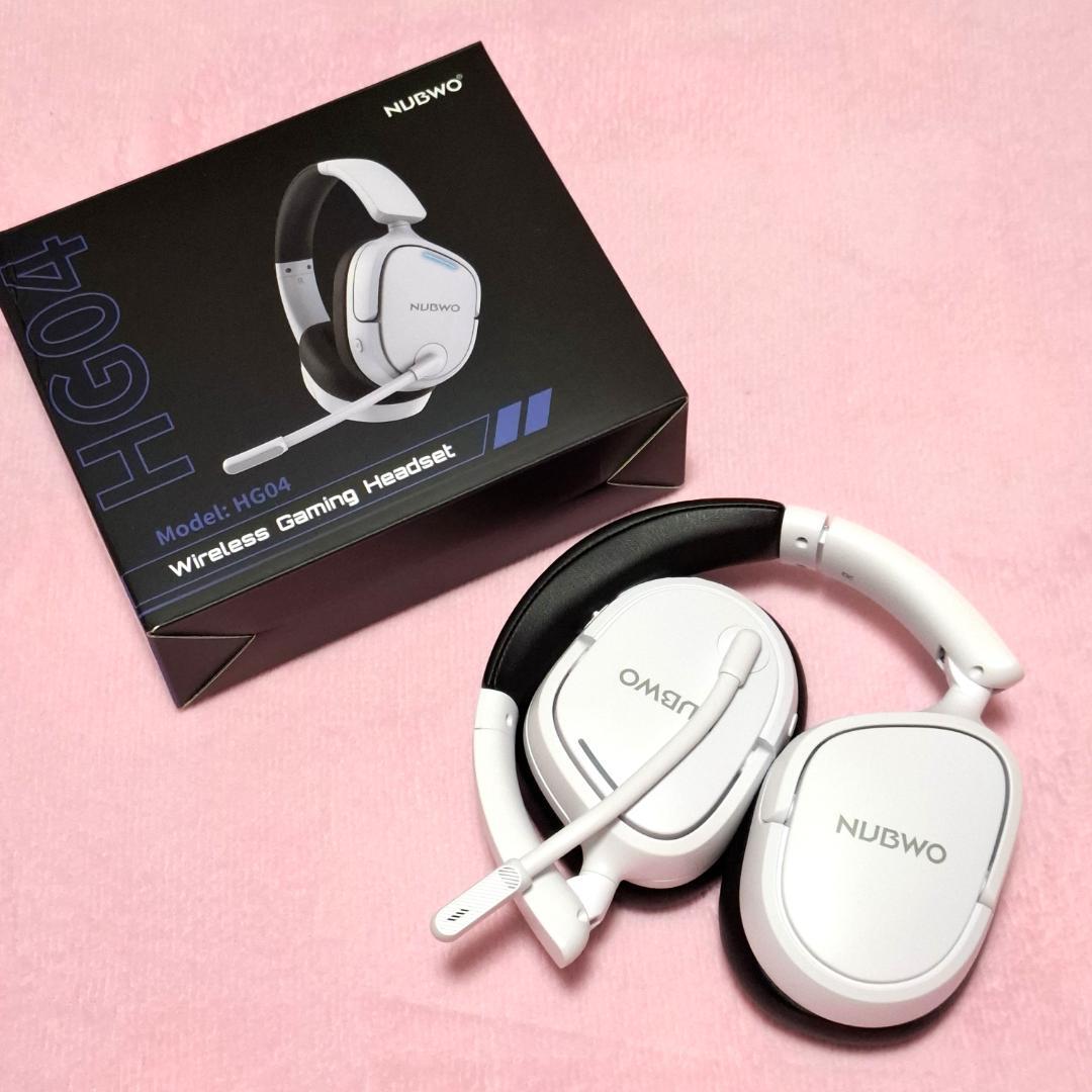NUBWO ゲーミングヘッドセット 2.4GHz PC Switch PS5対応